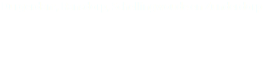 Durgerdam, Ransdorp, Schellingwoude en Zunderdorp