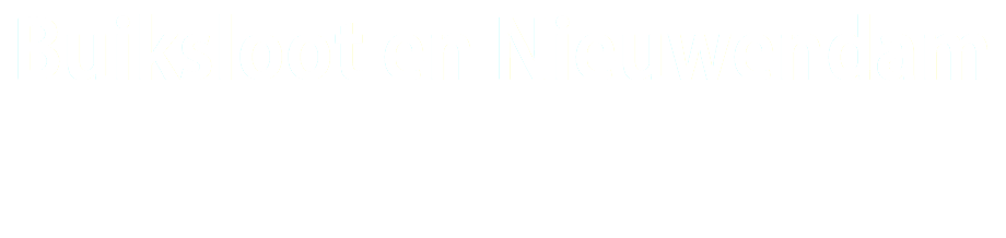 Buiksloot en Nieuwendam