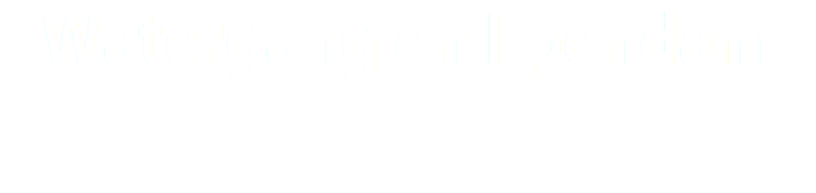 Watergang en Ilpendam